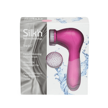 Load image into Gallery viewer, Silk'n Pink Swirl Facial Cleansing Brush 2.0